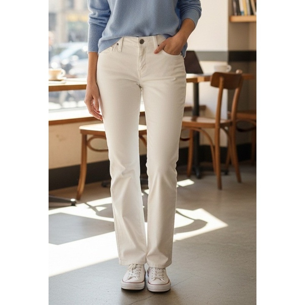 Wrangler Q-Baby Ultimate Riding Jeans Women's 9x36 Bootcut Midrise‎ White NWT
